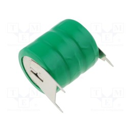 10 pcs : - Re-battery: Ni-MH, 3.6V, 80mAh, 3pin, Ø16x18mm, Temp: -10÷45°C