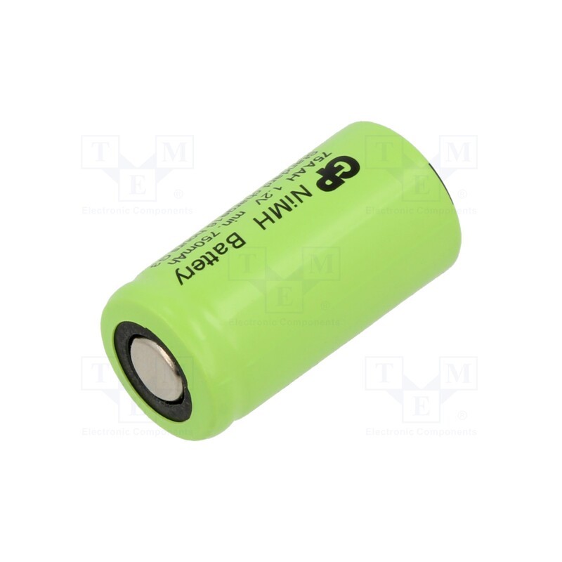 10 pcs : 75AAH - Re-battery: Ni-MH, 2/3AA, 1.2V, 750mAh