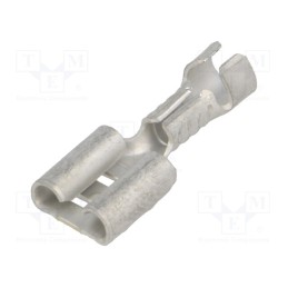 20 pcs : 41729-2 - Terminal: flat, 6.3mm, 0.8mm, female, 0.8÷1.4mm2, crimped, straight