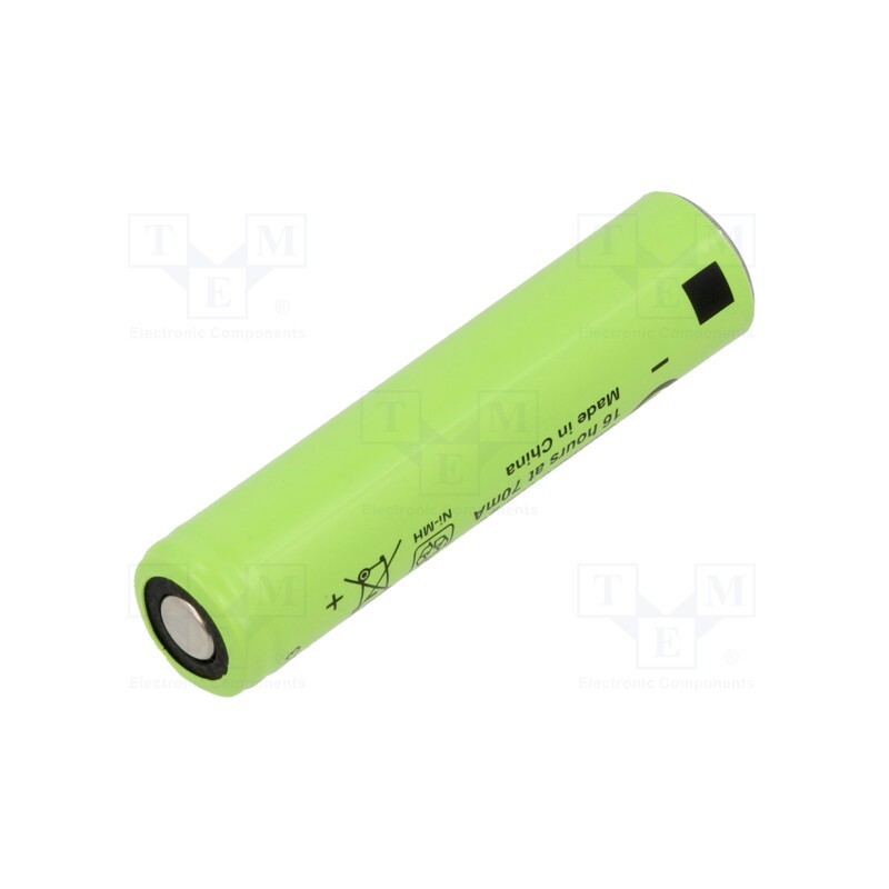 10 pcs : 70AAAH - Re-battery: Ni-MH, AAA,R3, 1.2V, 700mAh