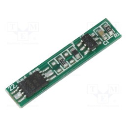 10 pcs : - PCB protection, Li-Ion, 22.5x4.4x2mm, 2.5A, 3.6VDC