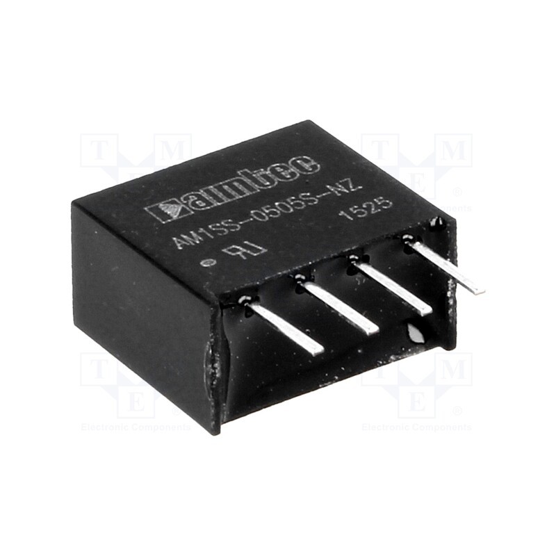 10 pcs : AM1SS-0505S-NZ - Converter: DC/DC, 1W, Uin: 4.5÷5.5V, Uout: 5VDC, Iout: 200mA, SIP4
