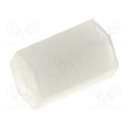 50 pcs : FIX-HP2-7 - Screwed spacer sleeve, hexagonal, polyamide, M2, L: 7mm