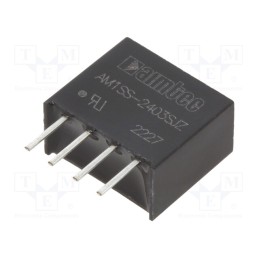 10 pcs : AM1SS-2403SJZ - Converter: DC/DC, 1W, Uin: 21.6÷26.4V, Uout: 3.3VDC, Iout: 303mA