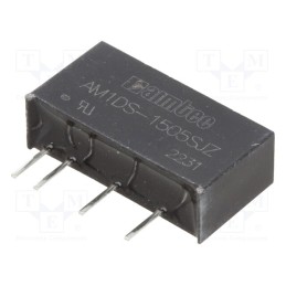 10 pcs : AM1DS-1505SJZ - Converter: DC/DC, 1W, Uin: 13.5÷16.5V, Uout: 5VDC, Iout: 200mA, SIP7