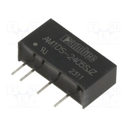 10 pcs : AM1DS-2405SJZ - Converter: DC/DC, 1W, Uin: 21.6÷26.4V, Uout: 5VDC, Iout: 200mA, SIP7