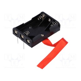 10 pcs : 2479RB - Holder, AAA,R3, Batt.no: 3, PCB, Features: ejection strip