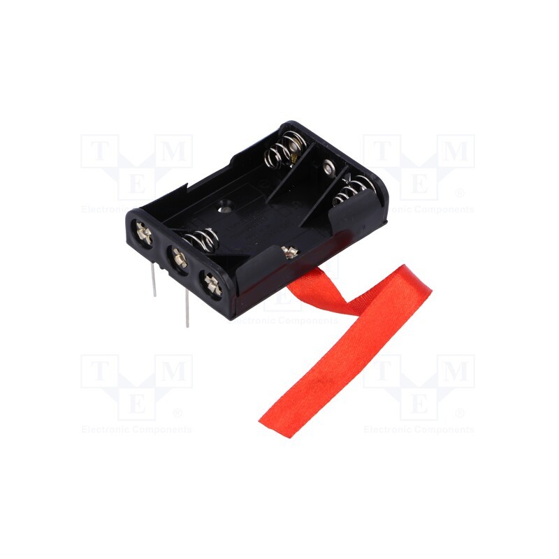 10 pcs : 2479RB - Holder, AAA,R3, Batt.no: 3, PCB, Features: ejection strip