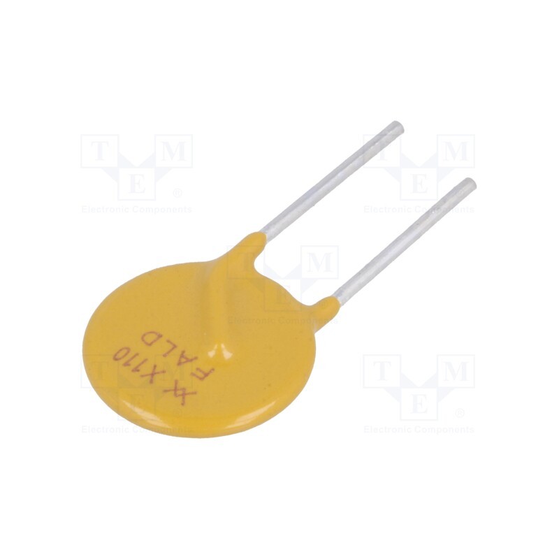 10 pcs : RF2623-000 - Fuse: PTC polymer, 1.1A, 5mm