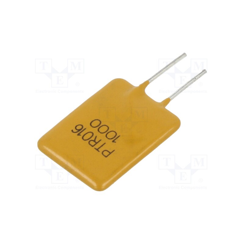 10 pcs : PTR016V1000-BK - Fuse: PTC polymer, 10A, Imax: 100A, THT, PTR016V, bag