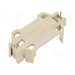 10 pcs : HU 2477 N-LF - Socket, CR2477N, Batt.no: 1, horizontal,THT