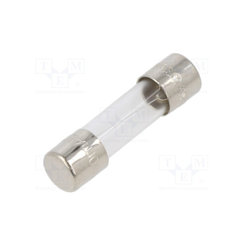 20 pcs : BK1-S506-500-R - Fuse: fuse, time-lag, 500mA, 250VAC, cylindrical,glass, 5x20mm