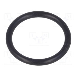 50 pcs : 1.321.1600.57 - O-ring gasket, NBR rubber, Thk: 1.5mm, Øint: 12mm, M16, black