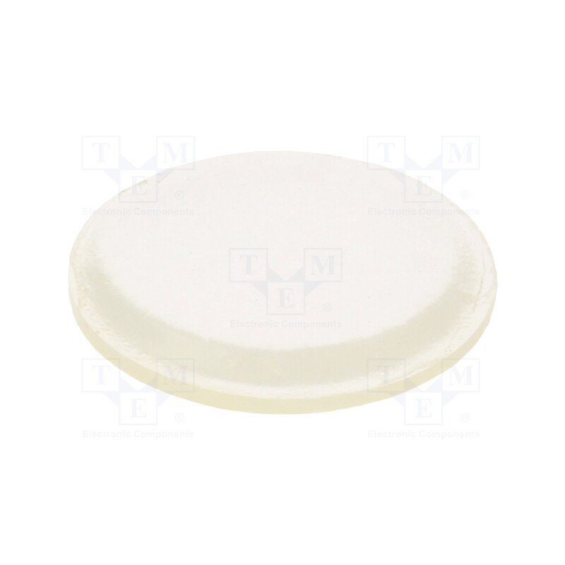 50 pcs : 781-C - Self-adhesive foot, Ø: 12.7mm, H: 1.5mm, transparent, polyurethane