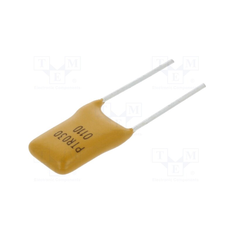 20 pcs : PTR030V0110-BK - Fuse: PTC polymer, 1.1A, Imax: 40A, THT, PTR030V, bag