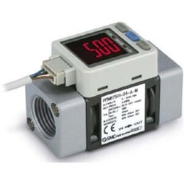 1 pcs - SMC PFMB7501 Series Integrated Display Flow Switch for Dry Air, Gas, 5 l/min Min, 500 L/min Max