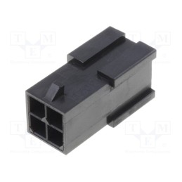 10 pcs : 430200401 - Plug, wire-wire, male, Micro-Fit 3.0, 3mm, PIN: 4, w/o contacts