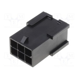 10 pcs : 430200601 - Plug, wire-wire, male, Micro-Fit 3.0, 3mm, PIN: 6, w/o contacts