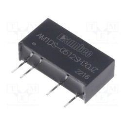 10 pcs : AM1DS-0512SH30JZ - Converter: DC/DC, 1W, Uin: 4.5÷5.5V, Uout: 12VDC, Iout: 83mA, SIP7