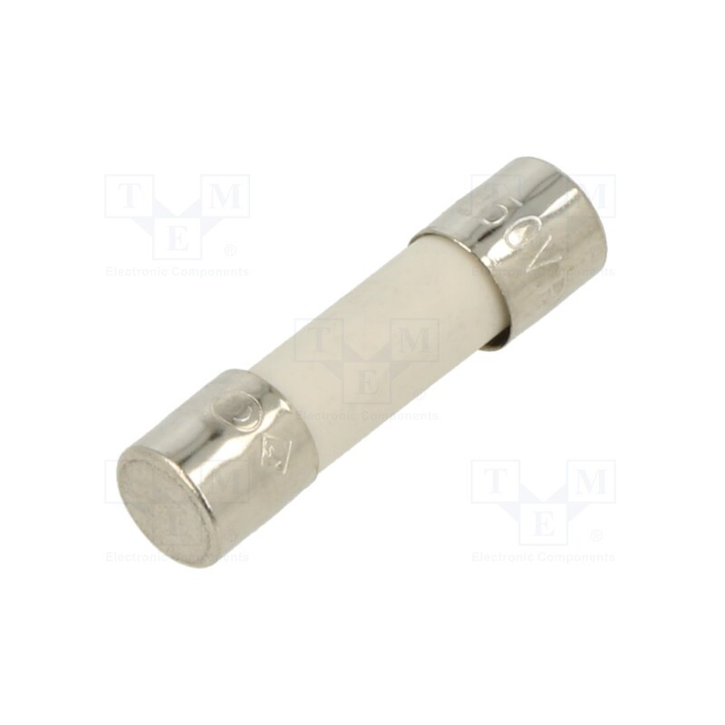 10 pcs : 02153.15TXP - Fuse: fuse, time-lag, 250VAC, ceramic,cylindrical, brass, 215