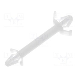 50 pcs : FIX-CBS-25 - PCB distance, polyamide, L: 25.4mm, latch/latch, natural, UL94V-2