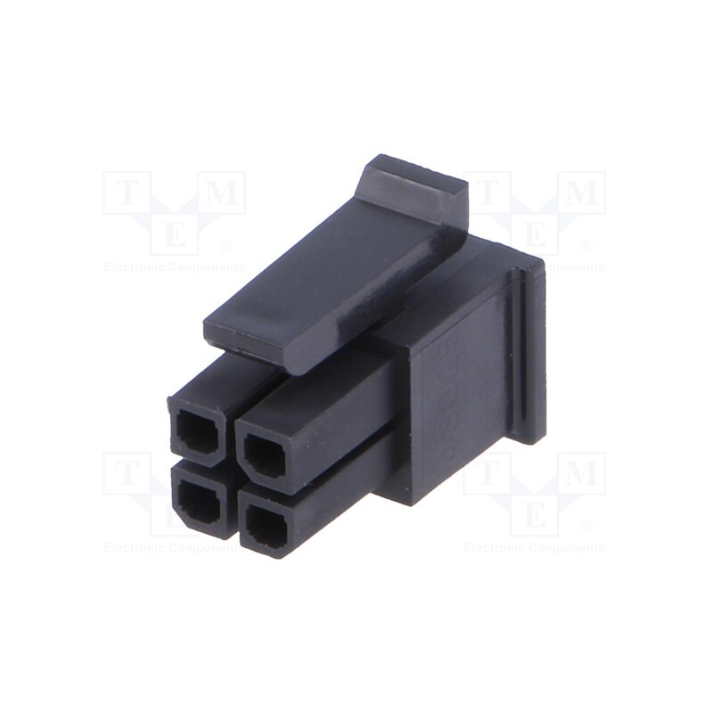 10 pcs : 430250400 - Plug, wire-board, female, Micro-Fit 3.0, 3mm, PIN: 4, w/o contacts