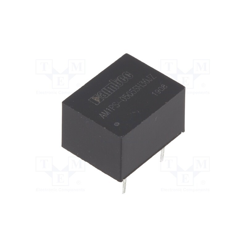 10 pcs : AM1PS-0505SH30JZ - Converter: DC/DC, 1W, Uin: 4.5÷5.5V, Uout: 5VDC, Iout: 200mA, DIP8