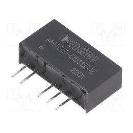 10 pcs : AM1DS-0515DJZ - Converter: DC/DC, 1W, Uin: 4.5÷5.5V, Uout: 15VDC, Uout2: -15VDC, SIP7