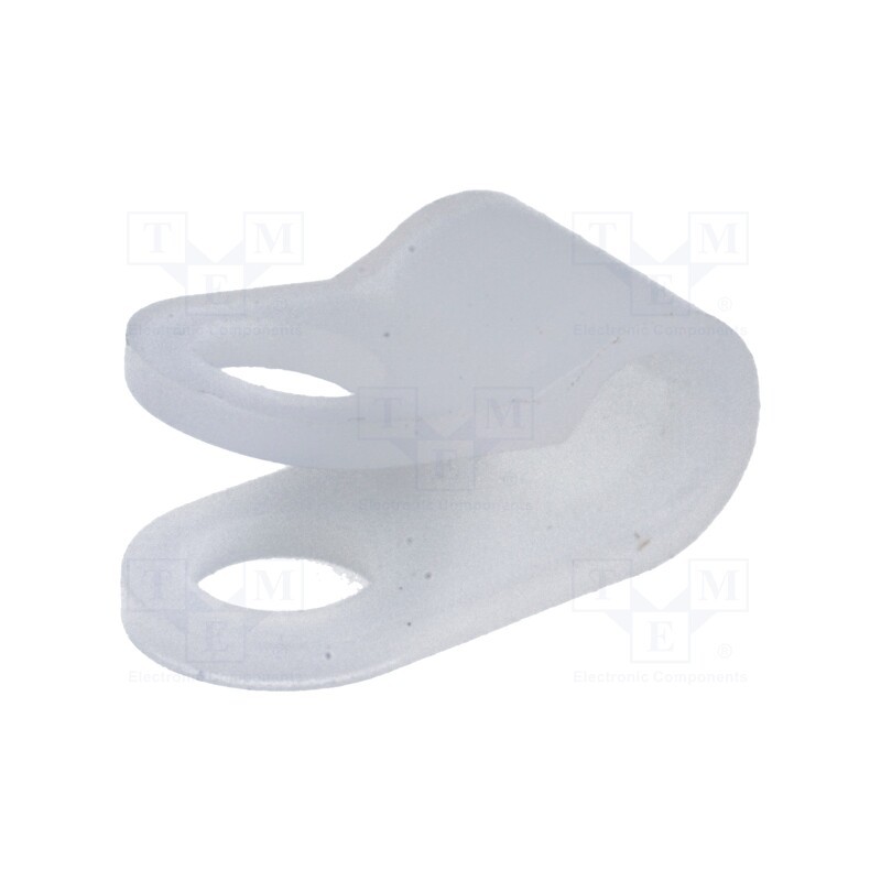 100 pcs : FIX-CC-14 - Fixing clamp, Cable P-clips, ØBundle : 3.5mm, polyamide, natural