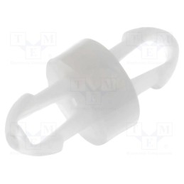 100 pcs : FIX-MADA-2 - PCB distance, polyamide, L: 2mm, latch/latch, natural, UL94V-2