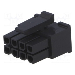 10 pcs : 430250800 - Plug, wire-board, female, Micro-Fit 3.0, 3mm, PIN: 8, w/o contacts