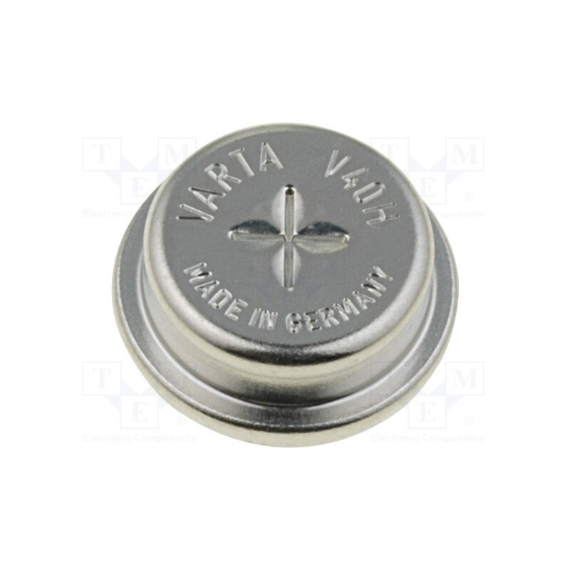 10 pcs : 55604101501 - Re-battery: Ni-MH, coin,V40H, 1.2V, 40mAh, Ø11.3x5.2mm