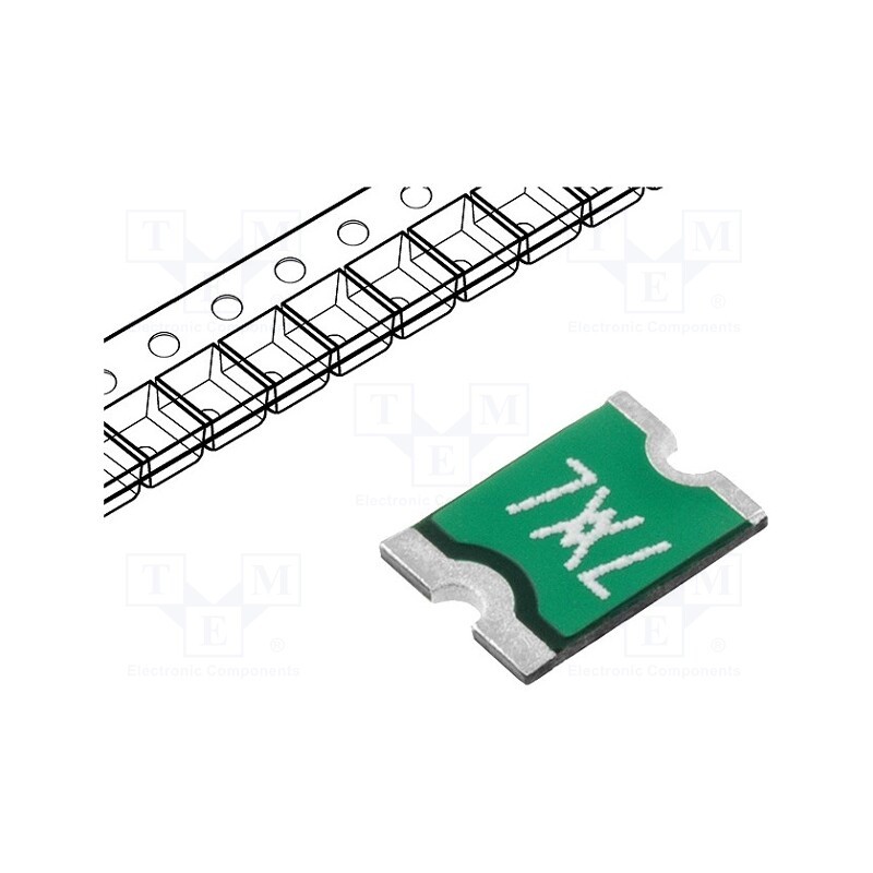10 pcs : RF1404-000 - Fuse: PTC polymer, 750mA, 1812, Polyswitch