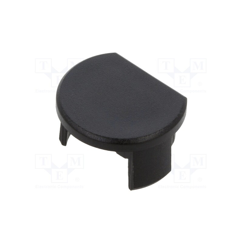 10 pcs : C24203C07 - Cap for LED profiles, black, OLEK