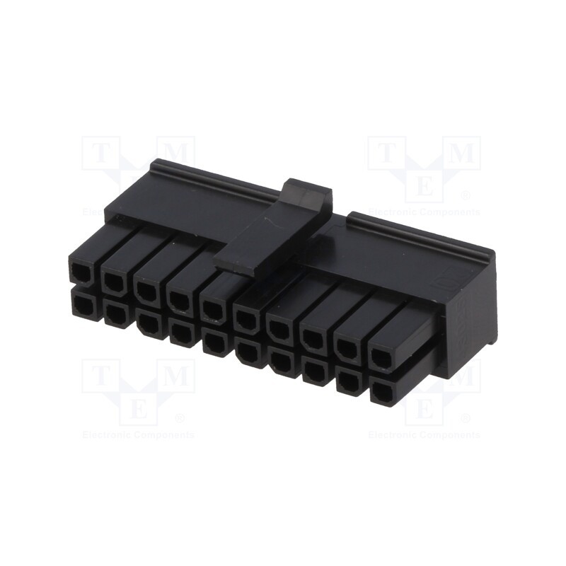 10 pcs : 430252000 - Plug, wire-board, female, Micro-Fit 3.0, 3mm, PIN: 20, w/o contacts