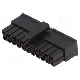 10 pcs : 430252200 - Plug, wire-board, female, Micro-Fit 3.0, 3mm, PIN: 22, w/o contacts