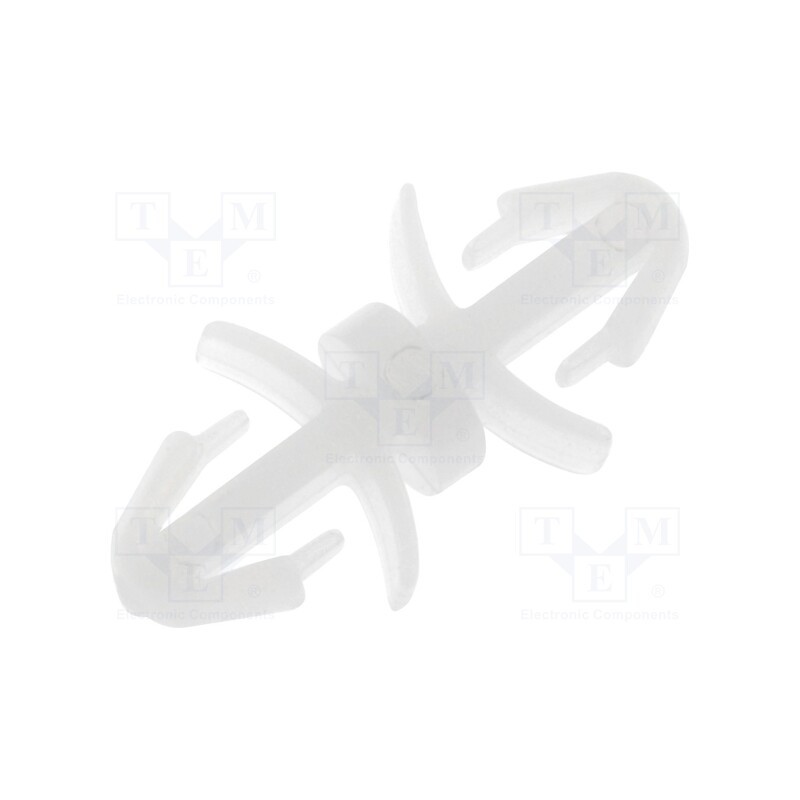 100 pcs : FIX-LCF-3 - PCB distance, polyamide, L: 3.2mm, latch/latch, natural, UL94V-2