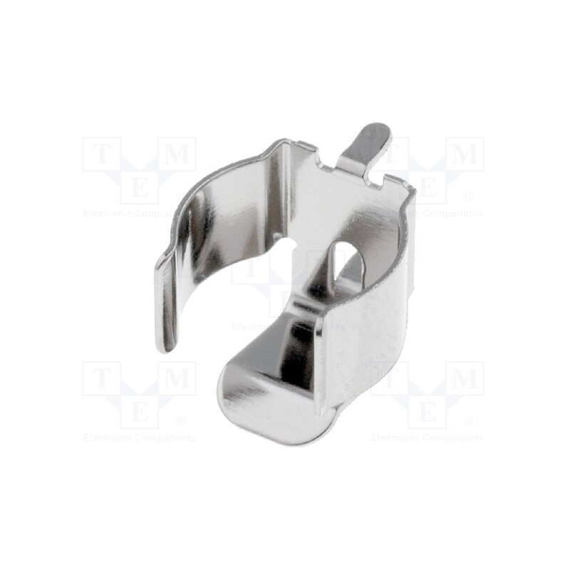 50 pcs : 51 - Clip, AAAA,LR61, PCB, Kind of holder: snap-on, 7.6÷8.9mm