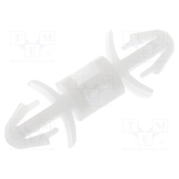 100 pcs : FIX-LCF-6 - PCB distance, polyamide, L: 6.35mm, latch/latch, natural, UL94V-2