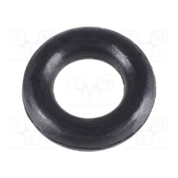 100 pcs : FIX-OR-2 - O-ring gasket, NBR rubber, Thk: 1mm, Øint: 2mm, black