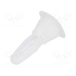 50 pcs : 8G820V40893 -AS - Assembly stud, polyamide, L: 4.8mm, latch/latch, Ø2: 6mm, Ø1: 4mm