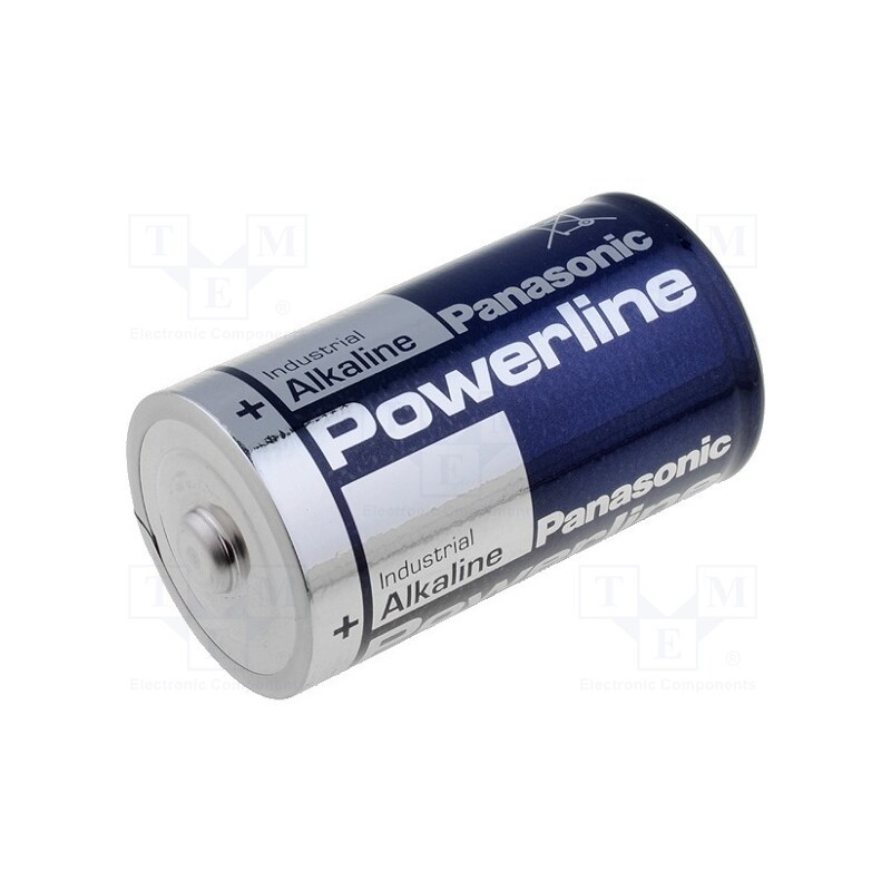 10 pcs : POWERLINE LR20 - Battery: alkaline, 1.5V, D, non-rechargeable