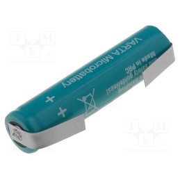 10 pcs : VH 700 AAA-SOLDER TAGS - Re-battery: Ni-MH, AAA,R3, 1.2V, 700mAh, soldering lugs, Ø10x44mm