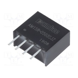10 pcs : AM1SR-0503SJZ - Converter: DC/DC, 750mW, Uin: 4.75÷5.25V, Uout: 3.3VDC, Iout: 200mA