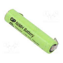 10 pcs : 70AAAH - Re-battery: Ni-MH, AAA,R3, 1.2V, 700mAh, soldering lugs