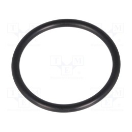 50 pcs : 53102030 - O-ring gasket, NBR rubber, Thk: 2mm, Øint: 22mm, M25, black