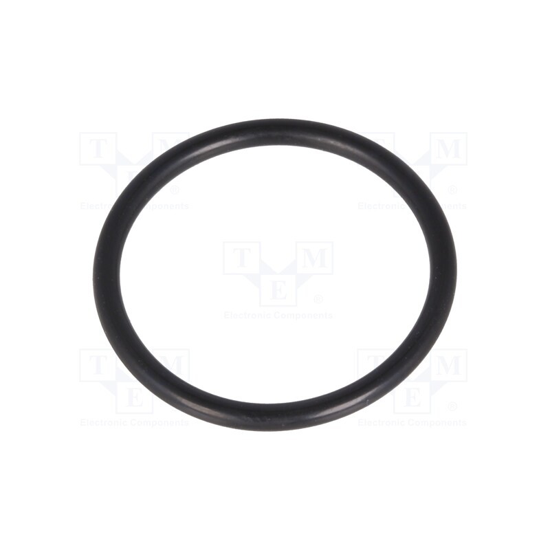 50 pcs : 53102030 - O-ring gasket, NBR rubber, Thk: 2mm, Øint: 22mm, M25, black