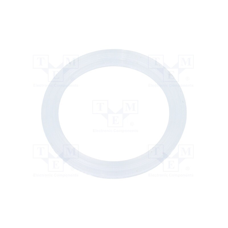 50 pcs : 107 F PG9 PE - Gasket, polyetylene, Thk: 1.6mm, Øint: 14.7mm, Øout: 19mm, PG9
