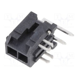10 pcs : 430450221 - Socket, wire-board, male, Micro-Fit 3.0, 3mm, PIN: 2, Layout: 2x1