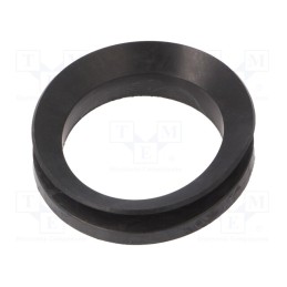 20 pcs : 09-022X4X7.5 VA-25 NBR - V-ring washer, NBR rubber, Shaft dia: 24÷27mm, L: 7.5mm, Ø: 22mm